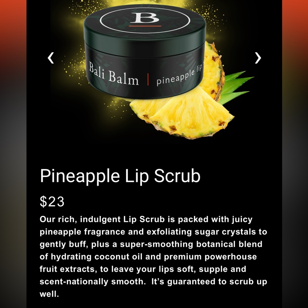 Bali Balm Lip Scrub 🍍 - Picture 3 of 3